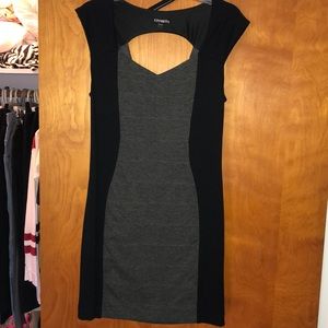 Express blockout business dress